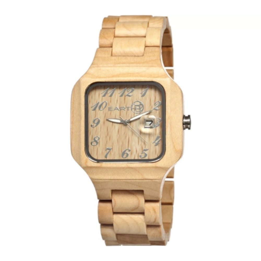 Earth Wood Men's Tan Watch